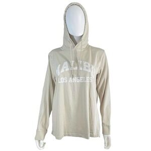 Denim & Flower Ricky Singh Cream Pullover Hoodie Sweatshirt Men’s Medium Malibu